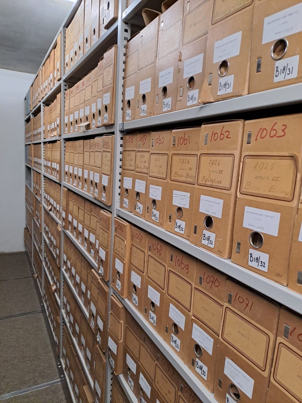 Dozen in archiefdepot