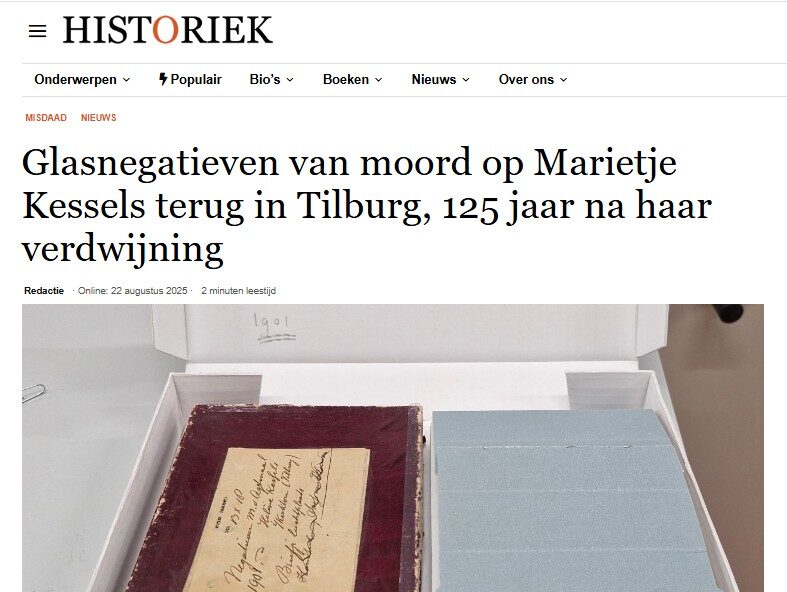 Historiek bericht over Marietje Kessels