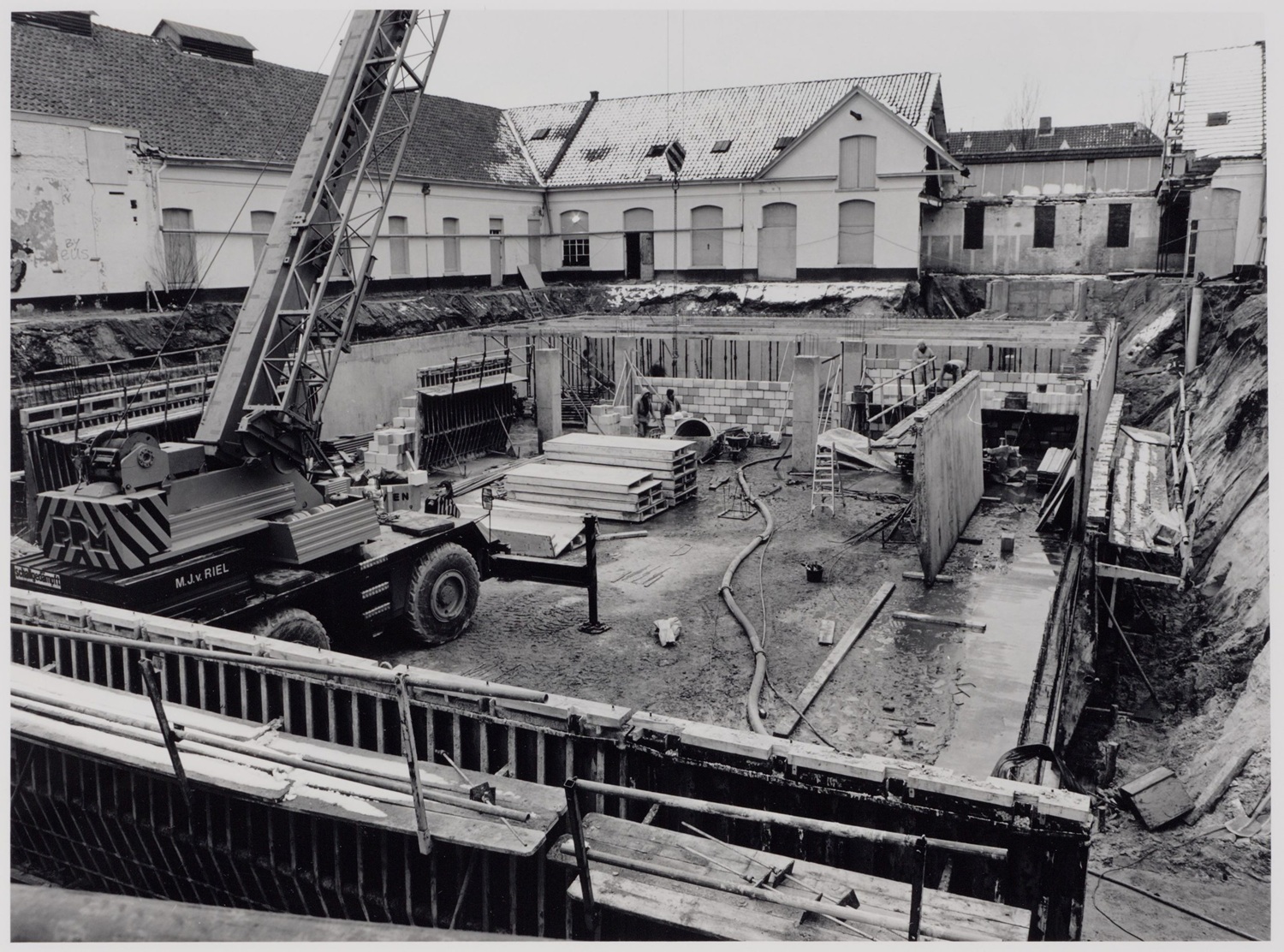 Bouw archiefdepot 1988